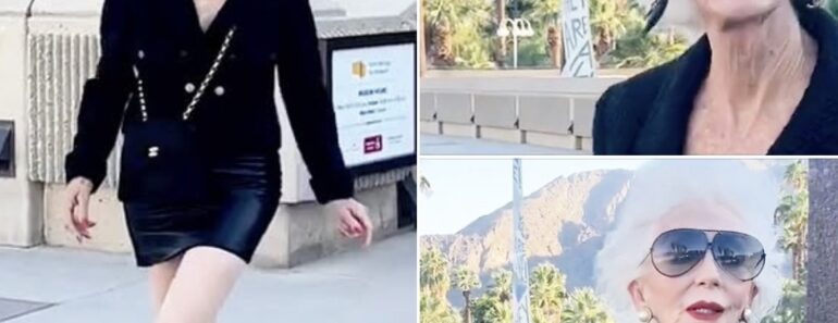 77-jähriges Model begeistert Millionen und setzt ein starkes Zeichen gegen Altersklischees